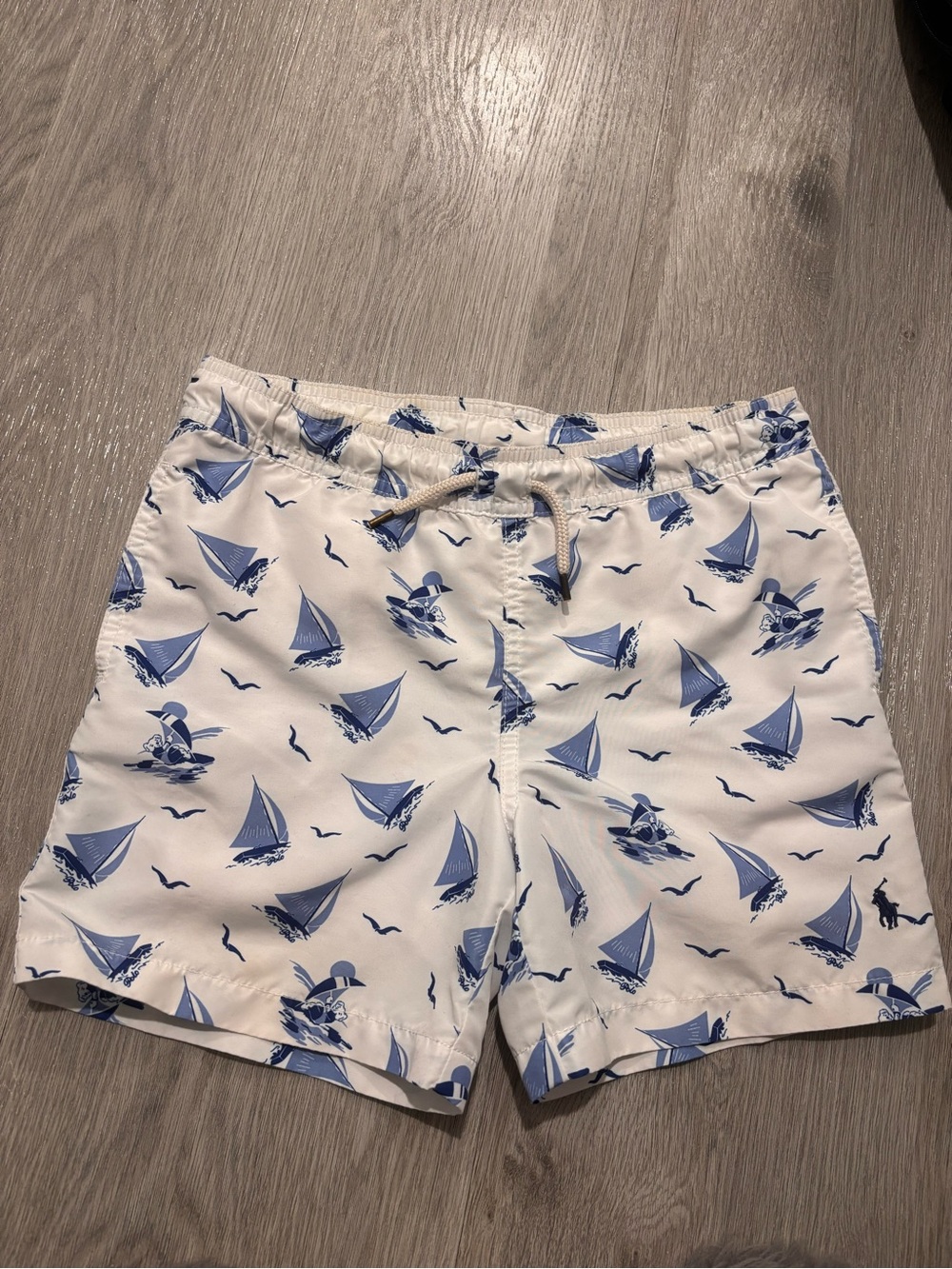 POLO Ralph Lauren Kids Boys Swim Shorts with Bear Surfing size 8